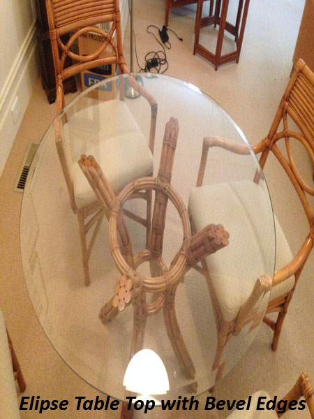 Clear Glass table top