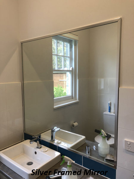 Silver Framed Mirror